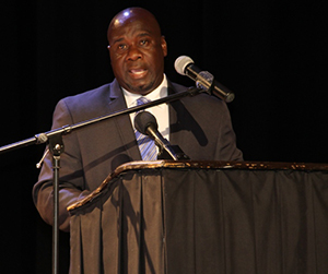 Minister of Agriculture on Nevis Hon. Alexis Jeffers